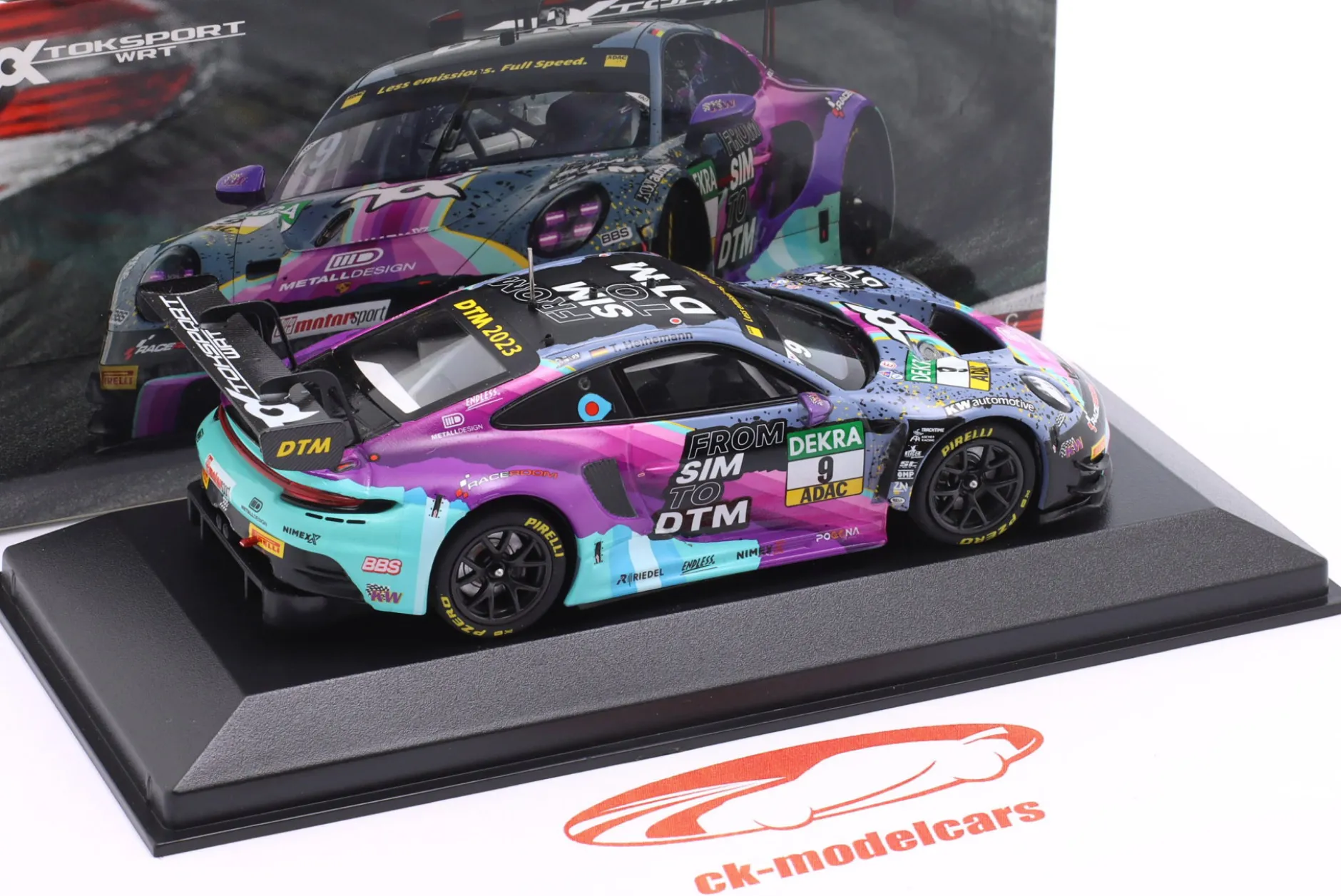 Porsche 911 GT3 R #9 DTM 2023 Tim Heinemann 1:43 Minichamps