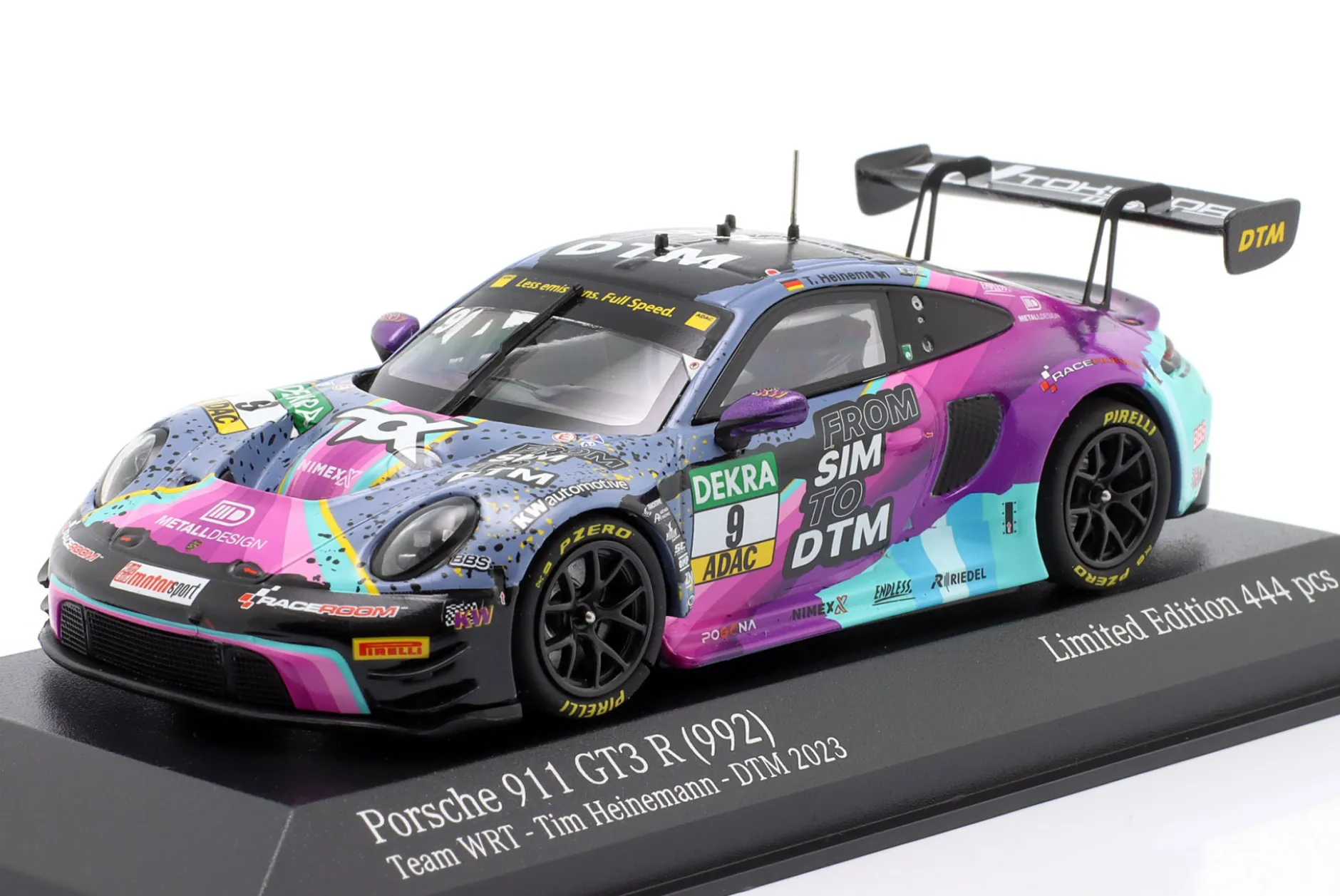Porsche 911 GT3 R #9 DTM 2023 Tim Heinemann 1:43 Minichamps