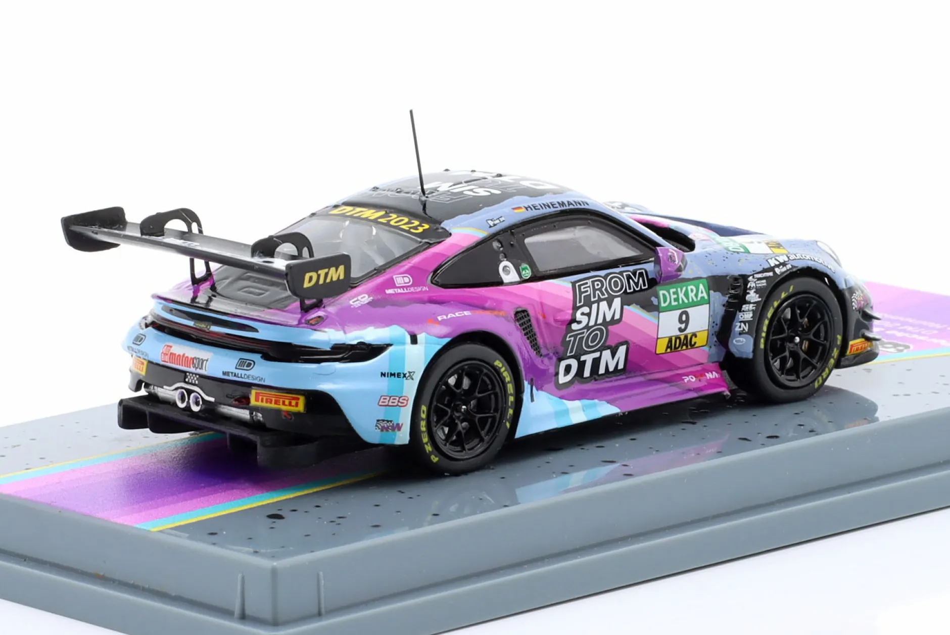 Porsche 911 (992) GT3 R #9 DTM 2023 Tim Heinemann 1:64 Tarmac Works