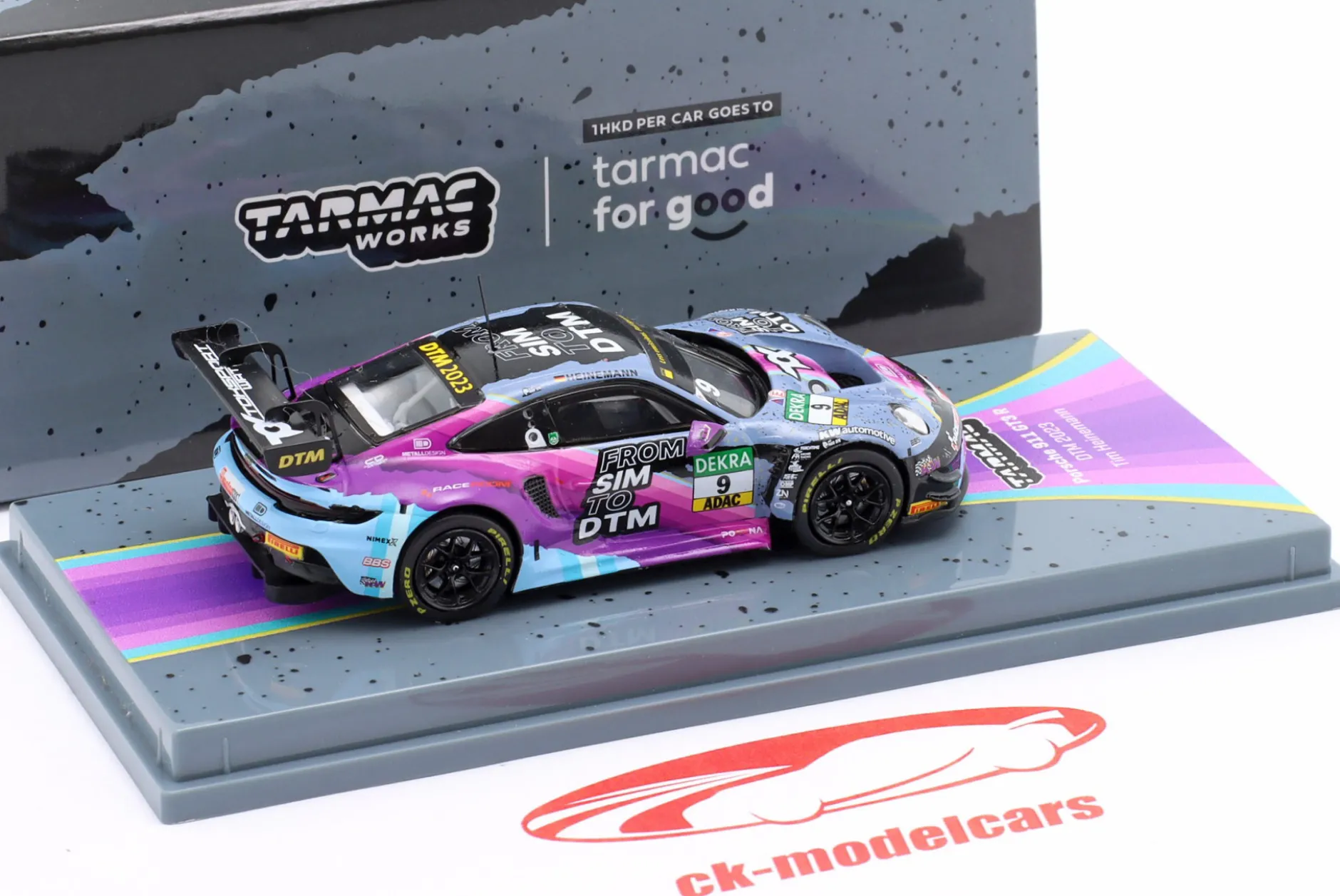 Porsche 911 (992) GT3 R #9 DTM 2023 Tim Heinemann 1:64 Tarmac Works