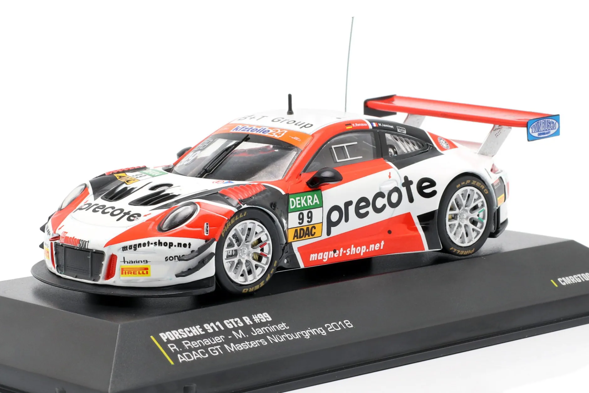 Porsche 911 (991) GT3 R #99 GT Masters Champion 2018 Renauer, Jaminet 1:43 CMR