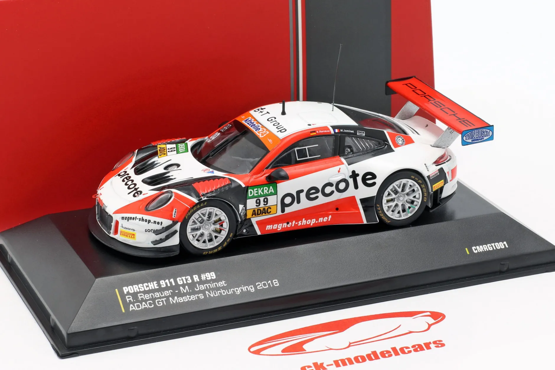 Porsche 911 (991) GT3 R #99 GT Masters Champion 2018 Renauer, Jaminet 1:43 CMR