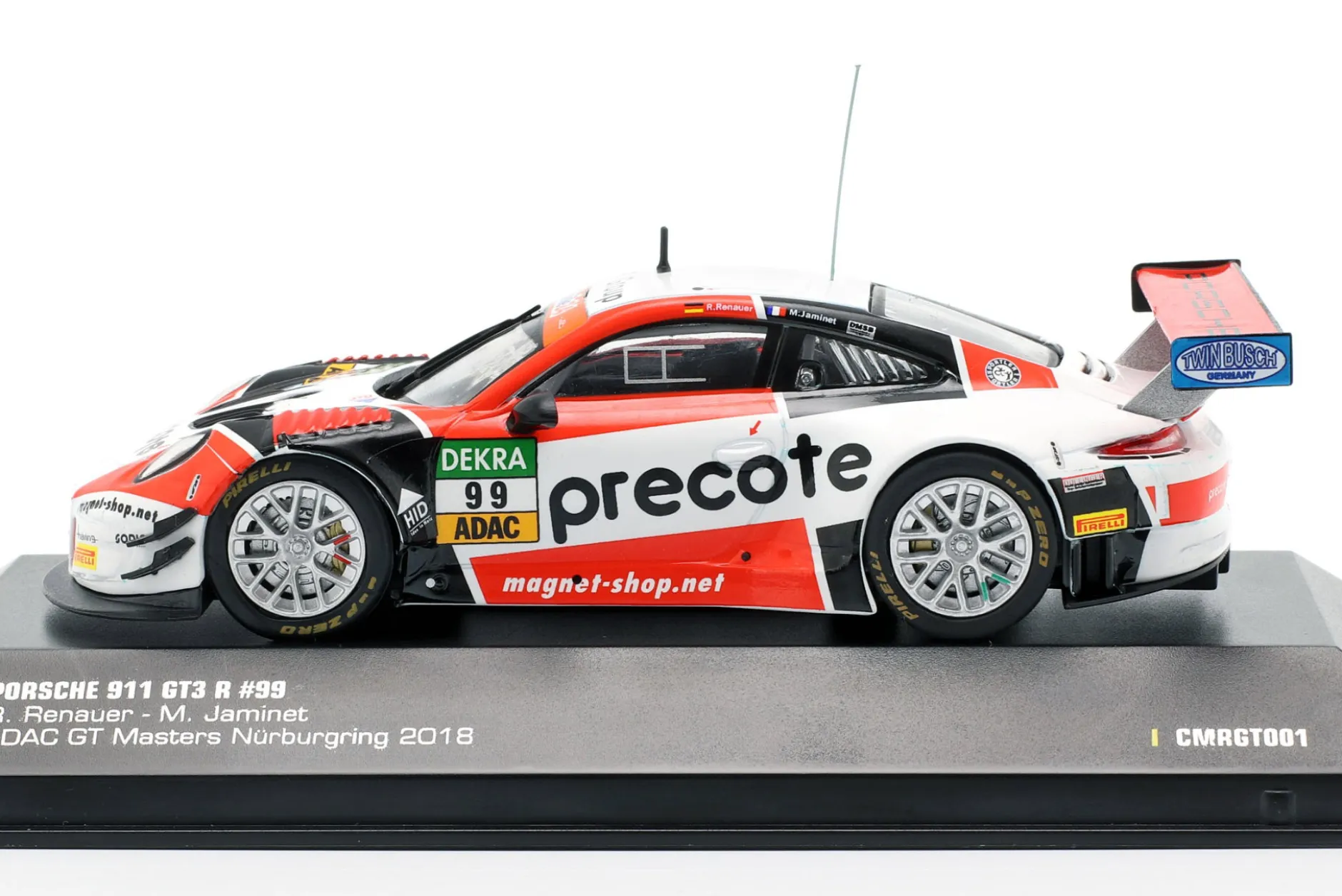 Porsche 911 (991) GT3 R #99 GT Masters Champion 2018 Renauer, Jaminet 1:43 CMR