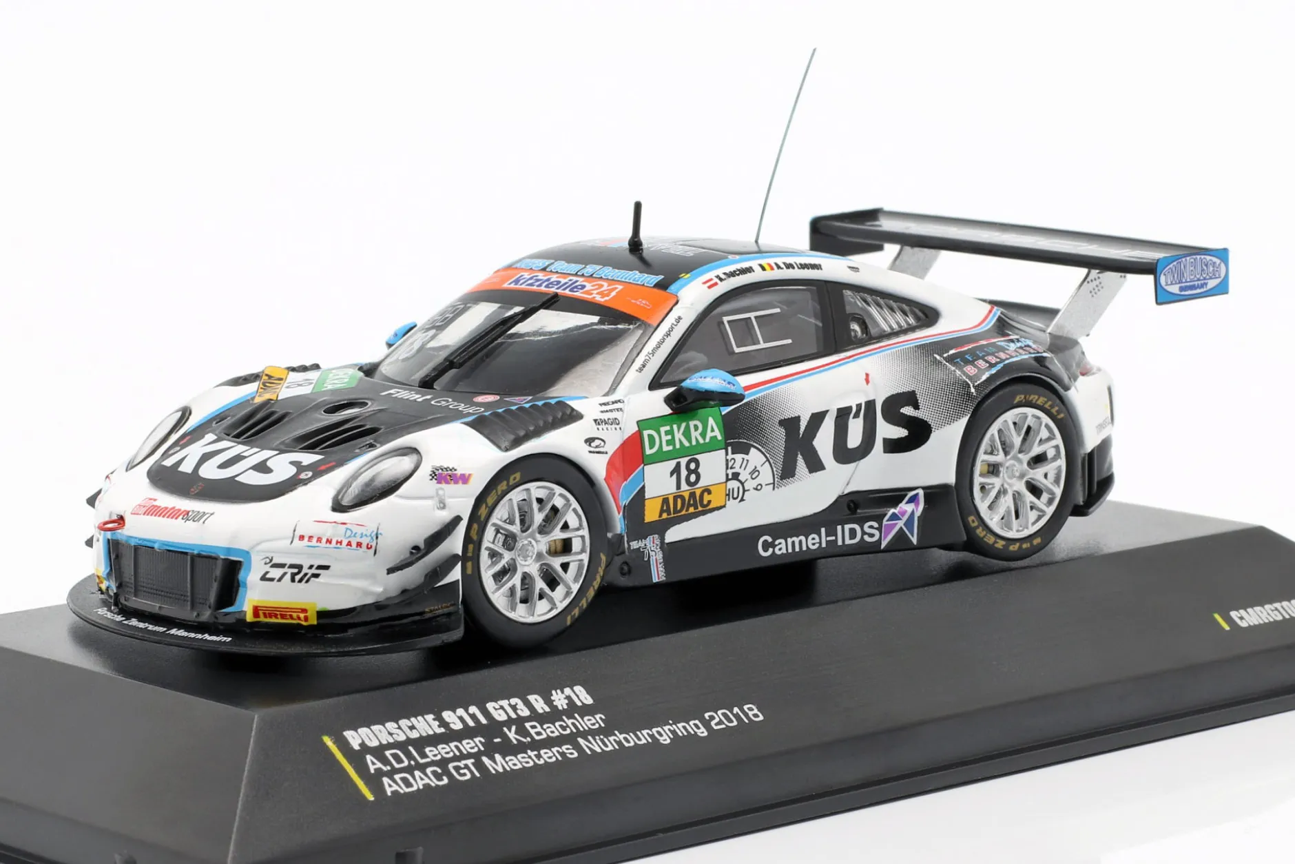 Porsche 911 GT3 R #18 GT Masters Nürburgring 2018 KÜS TEAM75 Bernhard 1:43 CMR