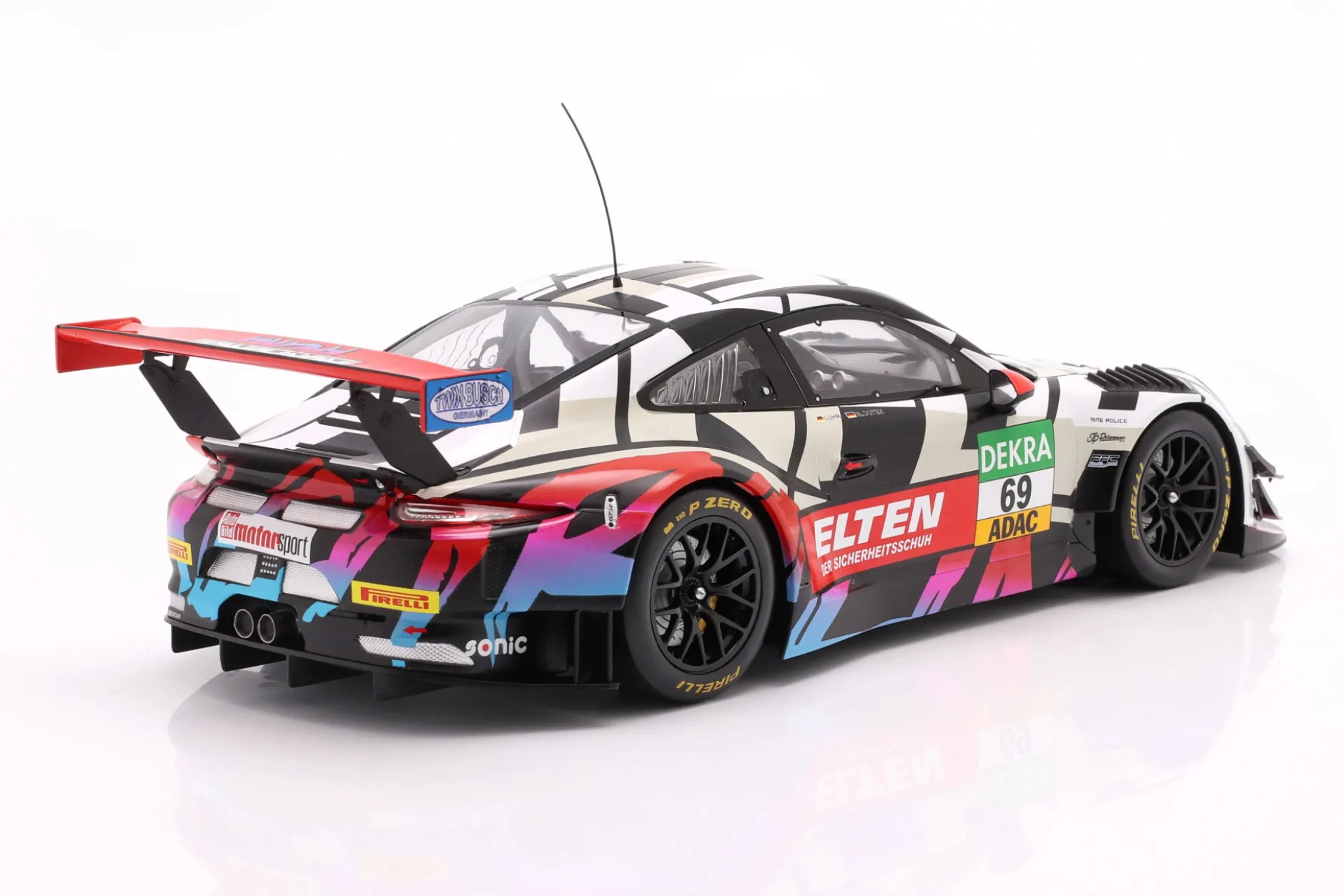 Porsche 911 (991) GT3 R #69 GT Masters 2018 Slooten, Luhr Iron Force 1:18 Ixo