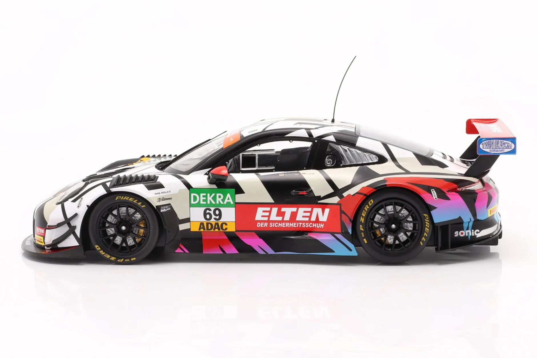 Porsche 911 (991) GT3 R #69 GT Masters 2018 Slooten, Luhr Iron Force 1:18 Ixo