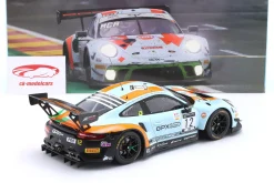 Porsche 911 GT3 R Gulf #12 4th 24h Spa 2020 Campbell, Pilet, Jaminet 1:18 Ixo