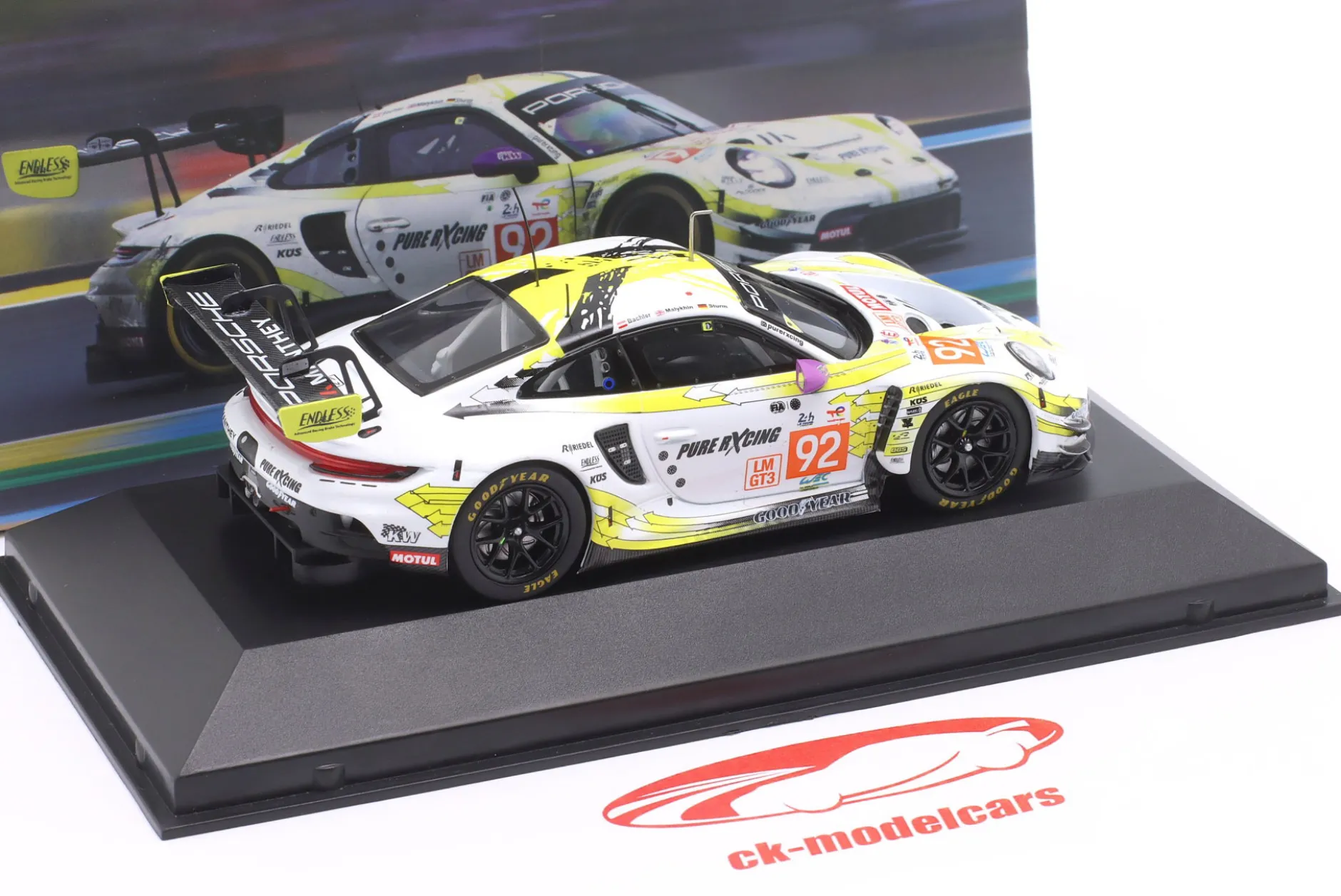 Porsche 911 GT3 R #92 24h LeMans 2024 Bachler, Malykhin, Sturm 1:43 Ixo