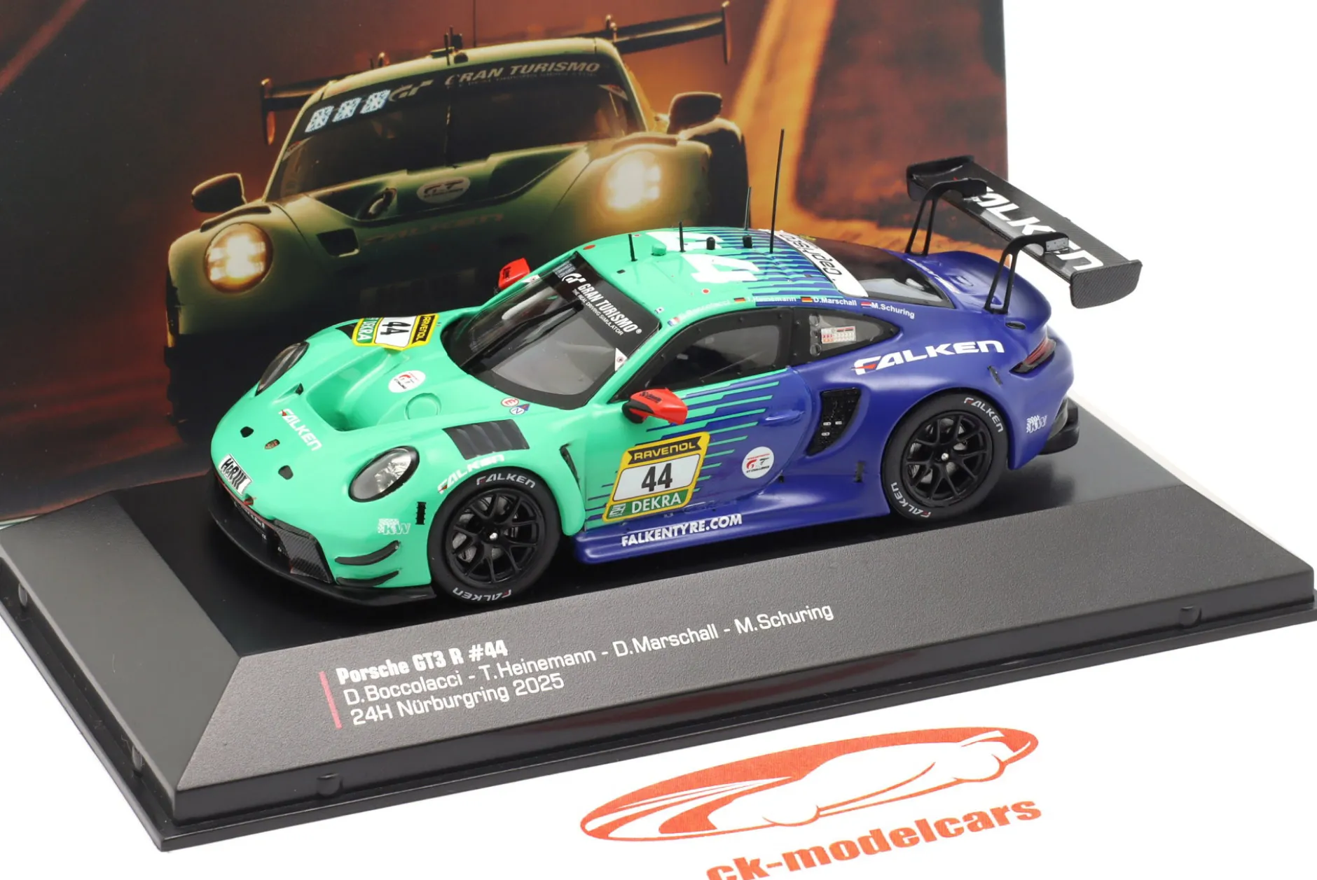 Porsche 911 GT3 R #44 24h Nürburgring 2025 Falken Motorsports 1:43 Ixo