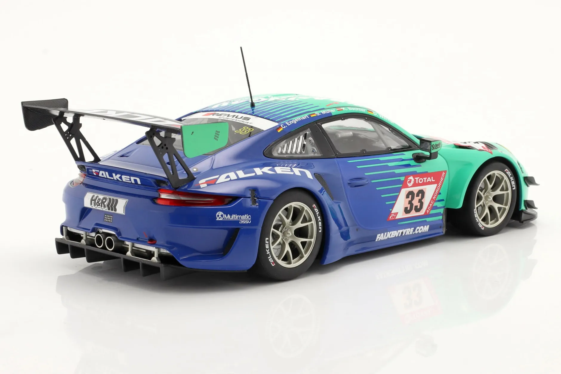 Porsche 911 GT3 R #33 24h Nürburgring 2020 Falken Motorsports 1:18 Minichamps