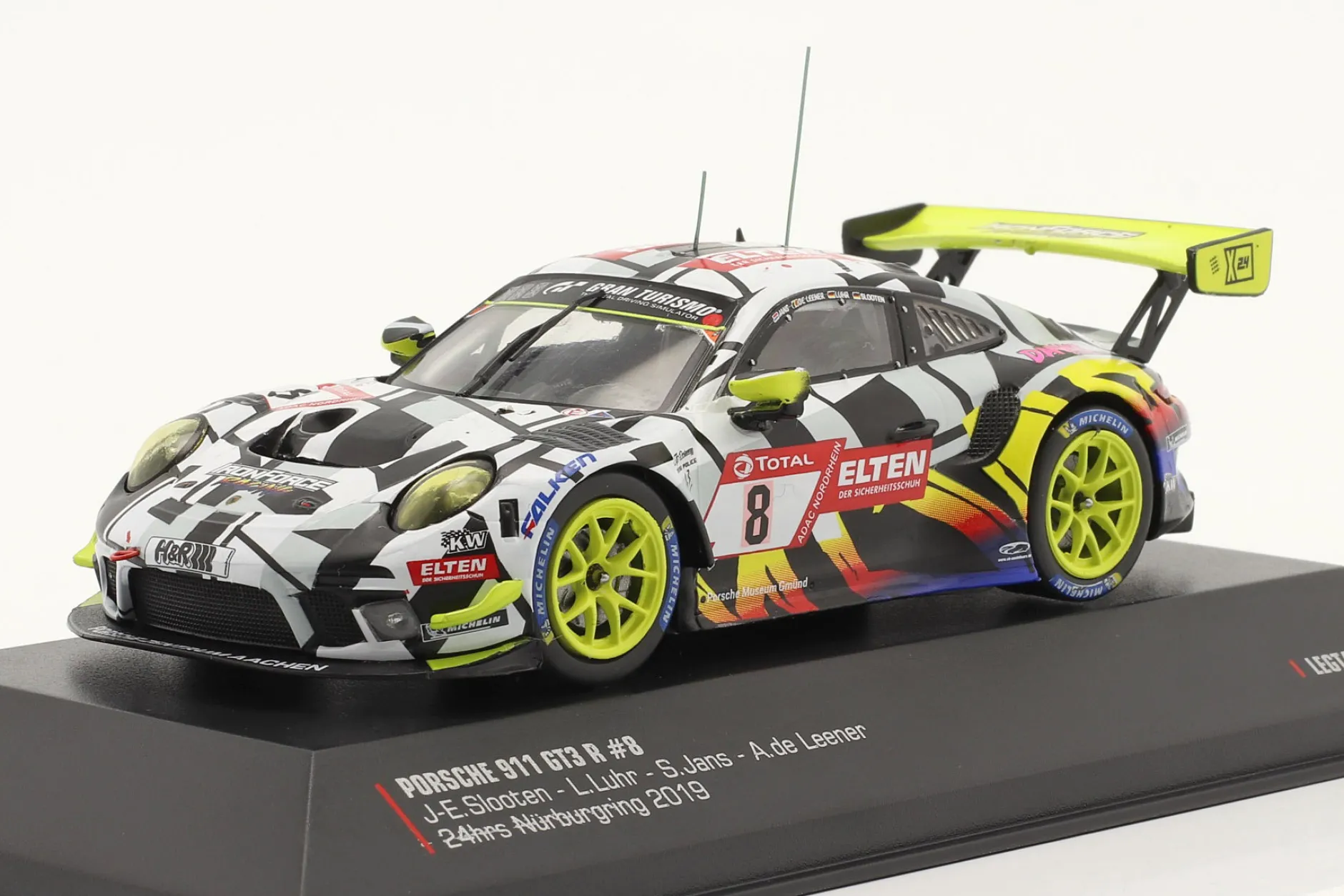 Porsche 911 GT3 R #8 24h Nürburgring 2019 Iron Force 1:43 Ixo