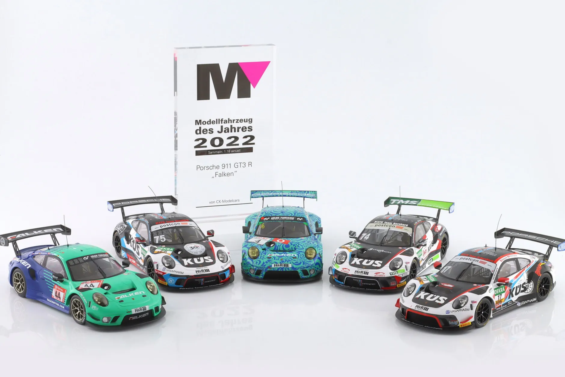 Porsche 911 GT3 R #8 24h Nürburgring 2019 Iron Force 1:18 Ixo