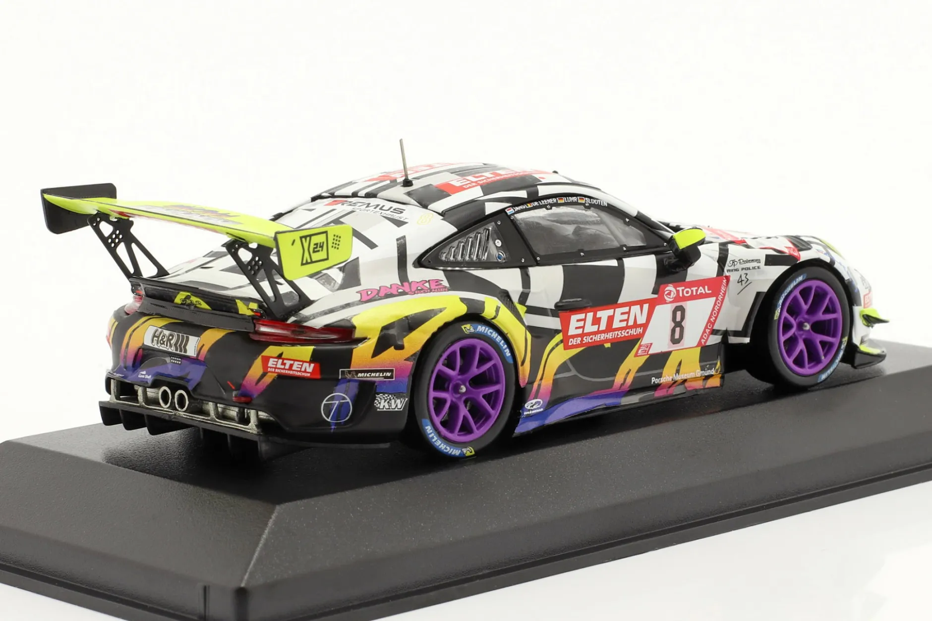 Porsche 911 GT3 R #8 24h Nürburgring 2019 Iron Force 1:43 Minichamps