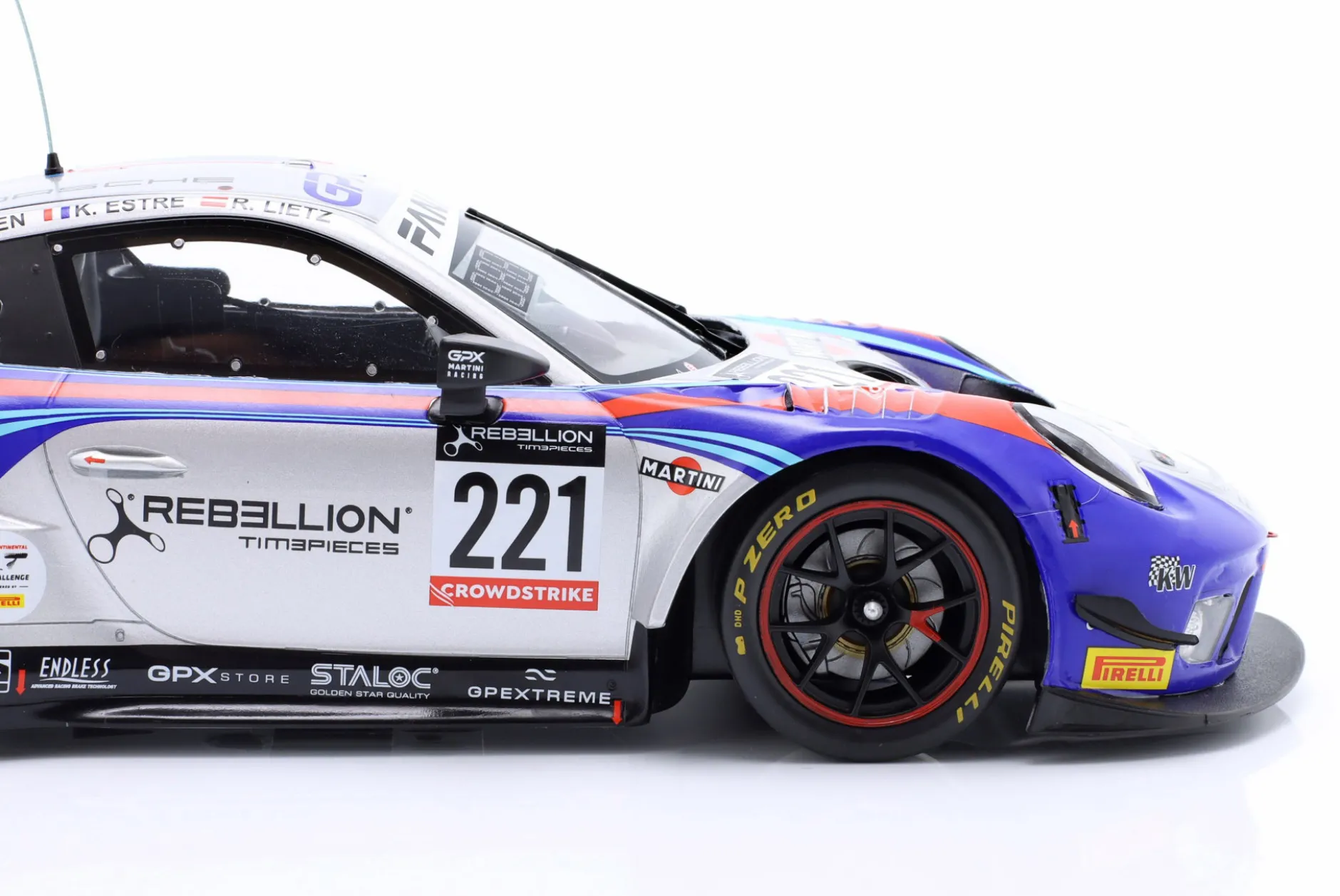 Porsche 911 GT3 R #221 24h Spa 2022 GPX Martini Racing 1:18 Ixo