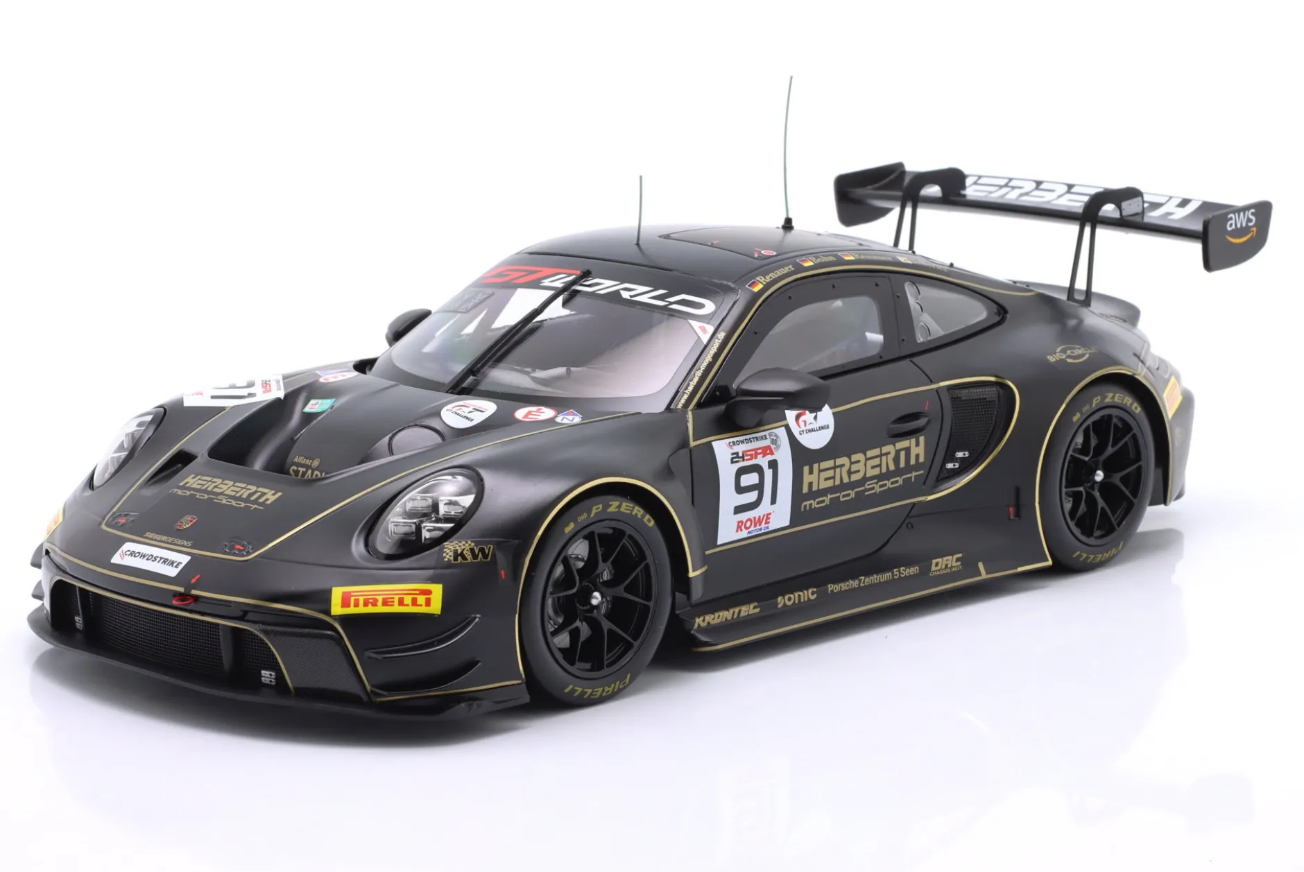 Porsche 911 GT3 R (992) #91 24h Spa 2025 Herberth Motorsport 1:18 Ixo