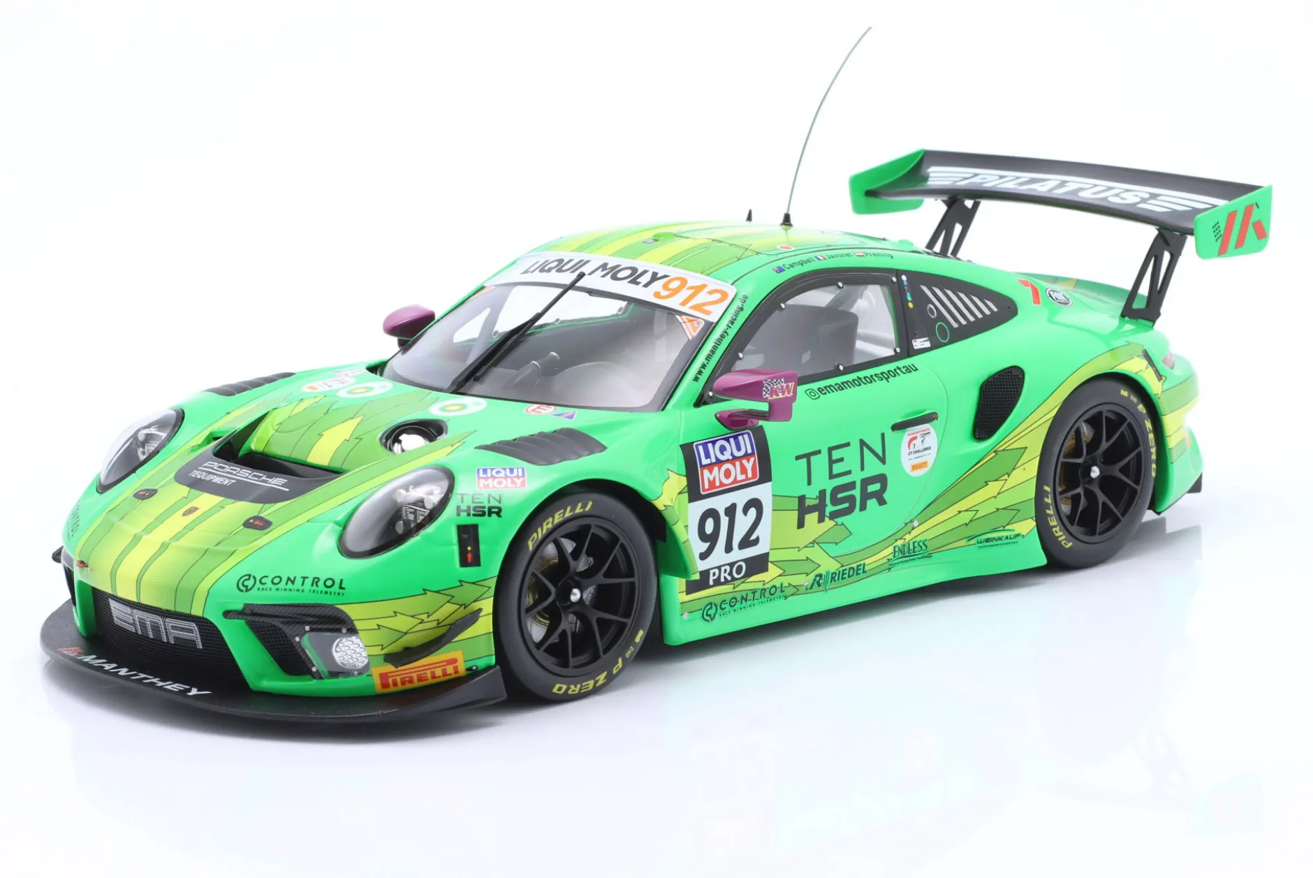 Porsche 911 GT3 R #912 2nd 12h Bathurst 2023 Manthey EMA 1:18 Ixo