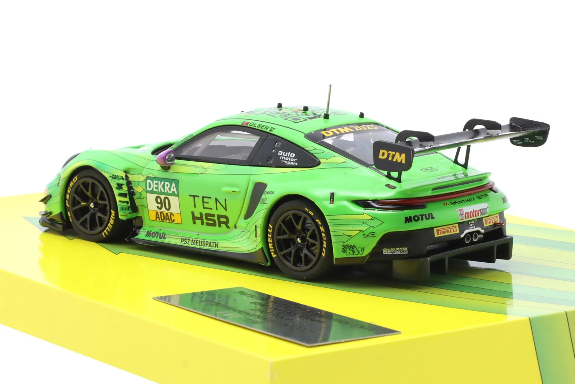 Porsche 911 GT3 R #90 2nd Hockenheim DTM 2023 D. Olsen Manthey 1:43 MInichamps