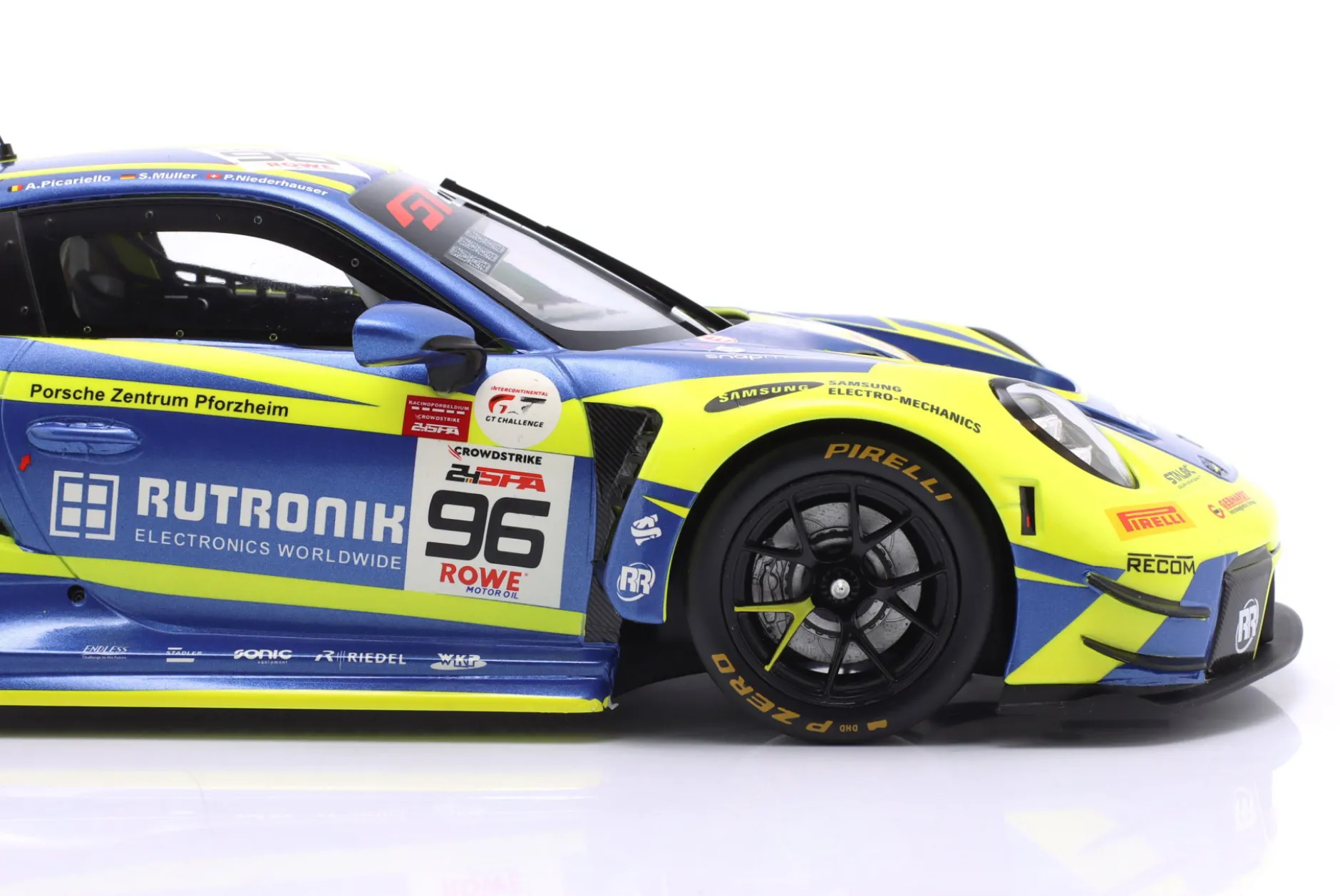 Porsche 911 GT3 R #96 2nd 24h Spa GTWC Endurance Champion 2025 1:18 Ixo