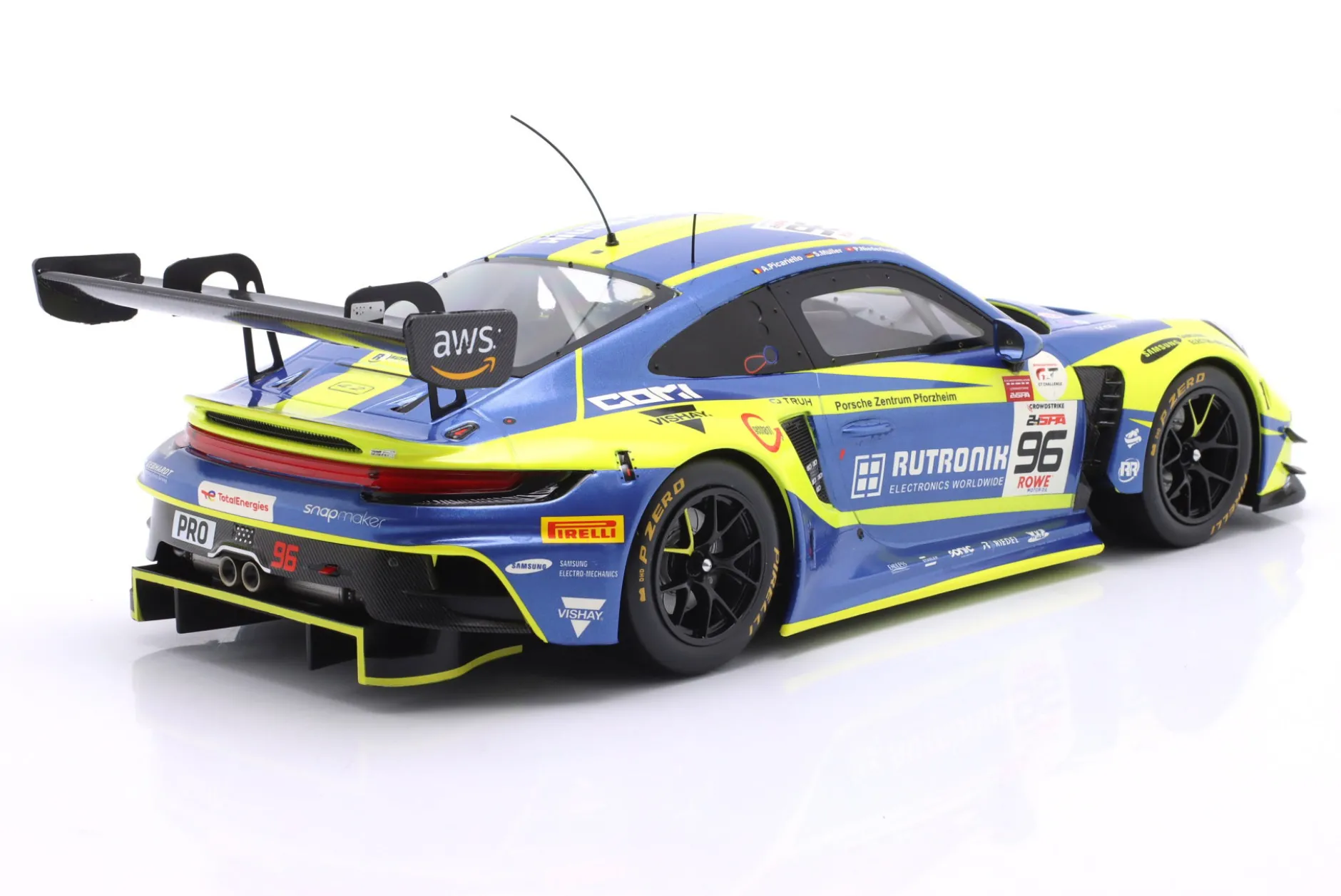 Porsche 911 GT3 R #96 2nd 24h Spa GTWC Endurance Champion 2025 1:18 Ixo