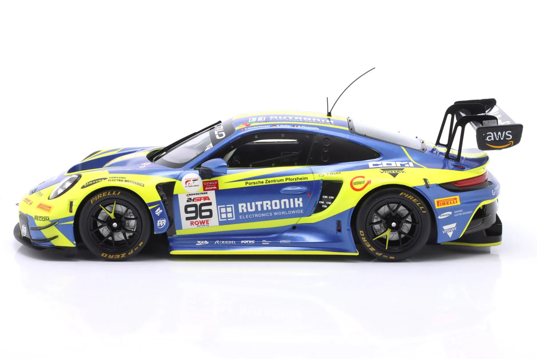 Porsche 911 GT3 R #96 2nd 24h Spa GTWC Endurance Champion 2025 1:18 Ixo