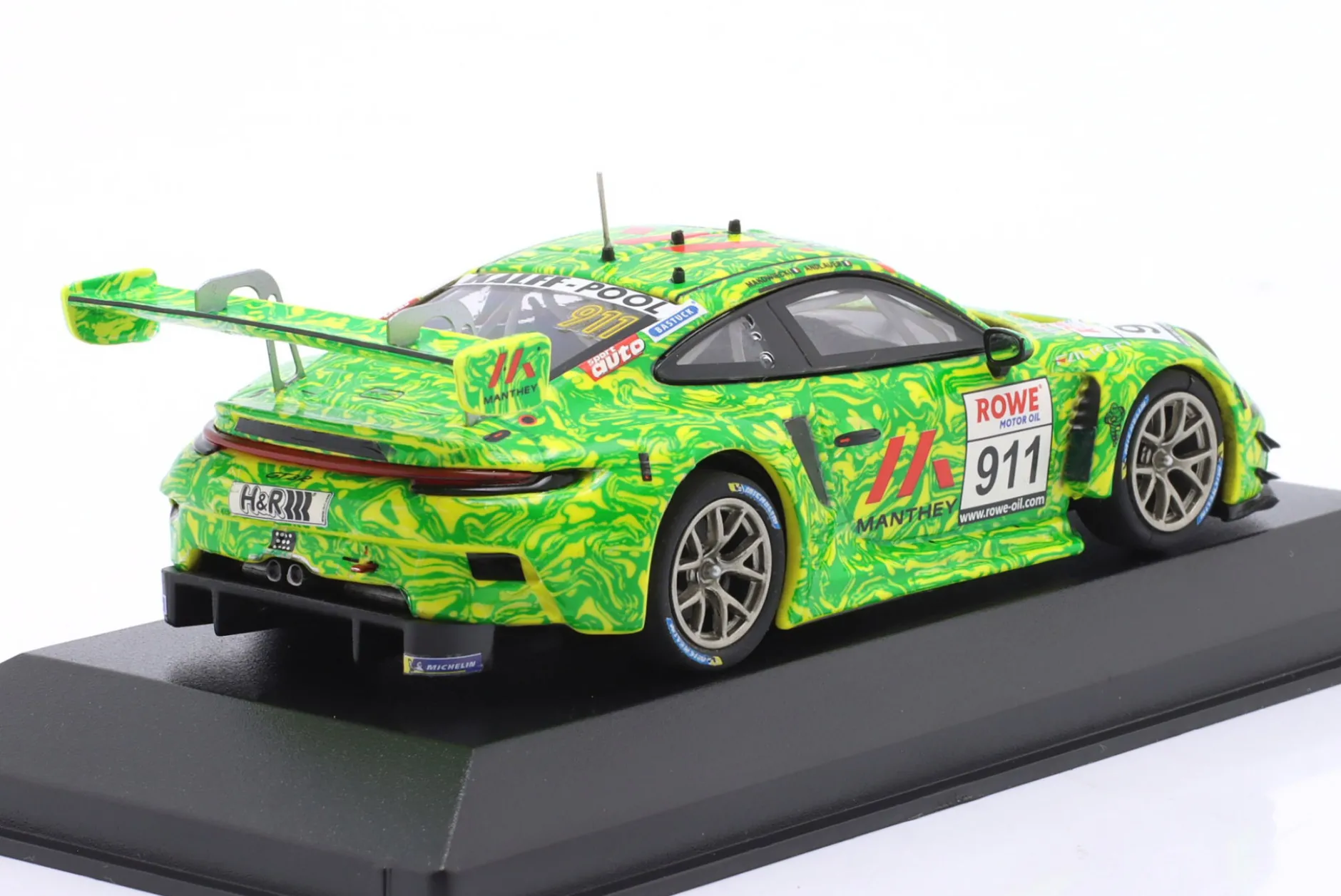 Porsche 911 GT3 R #911 NLS 7 Nürburgring 2022 Manthey-Racing 1:43 Minichamps