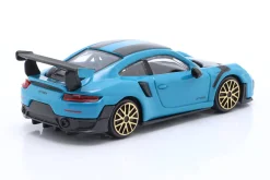 Porsche 911 GT2 RS Baujahr 2018 blau / schwarz 1:43 Bburago
