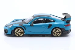 Porsche 911 GT2 RS Baujahr 2018 blau / schwarz 1:43 Bburago
