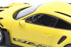 Porsche 911 (992) GT3 RS Baujahr 2023 gelb / silberne Felgen 1:18 Minichamps