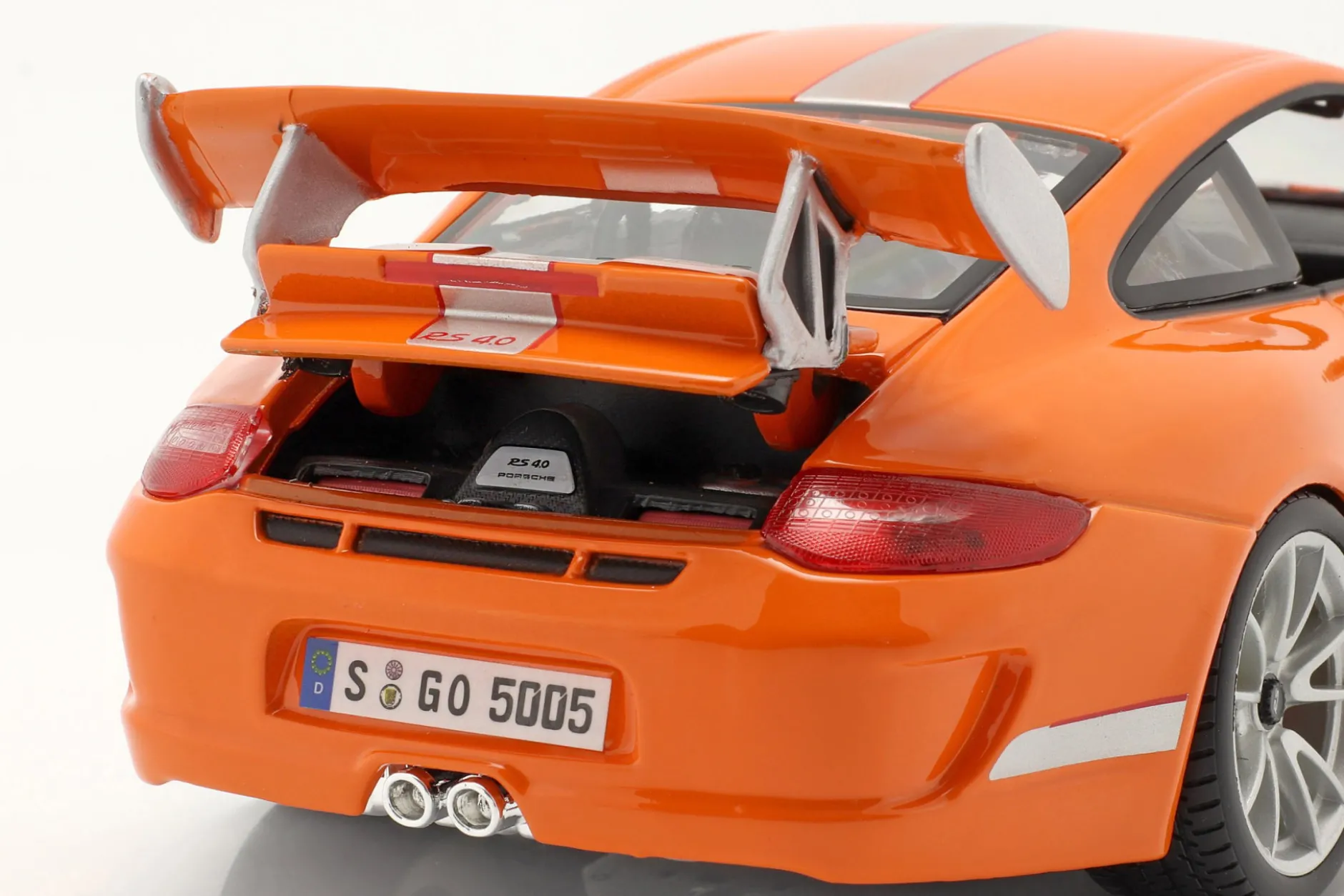 Porsche 911 (997) GT3 RS 4.0 Baujahr 2012 orange 1:18 Bburago
