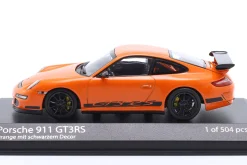 Porsche 911 (997.1) GT3 RS Baujahr 2006 orange / schwarz 1:43 Minichamps