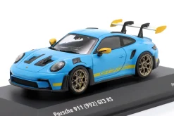 Porsche 911 (992) GT3 RS Baujahr 2023 Riviera blau 1:43 Solido