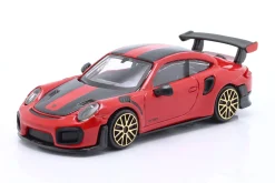 Porsche 911 GT2 RS Baujahr 2018 rot / schwarz 1:43 Bburago
