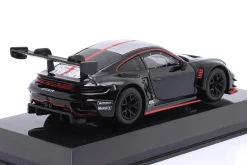 Porsche 911 (992) GT3 R schwarz / silber 1:43 Bburago