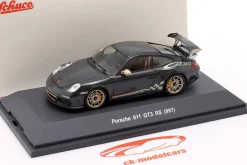 Porsche 911 (997) GT3 RS Coupe Baujahr 2011 dunkelgrau 1:43 Schuco