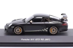 Porsche 911 (997) GT3 RS Coupe Baujahr 2011 dunkelgrau 1:43 Schuco