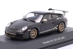Porsche 911 (997) GT3 RS Coupe Baujahr 2011 dunkelgrau 1:43 Schuco