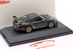 Porsche 911 (997) GT3 RS Coupe Baujahr 2011 dunkelgrau 1:43 Schuco