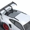 Porsche 911 (992) GT3 RS eisgrau metallic / pyro rot 1:43 Spark