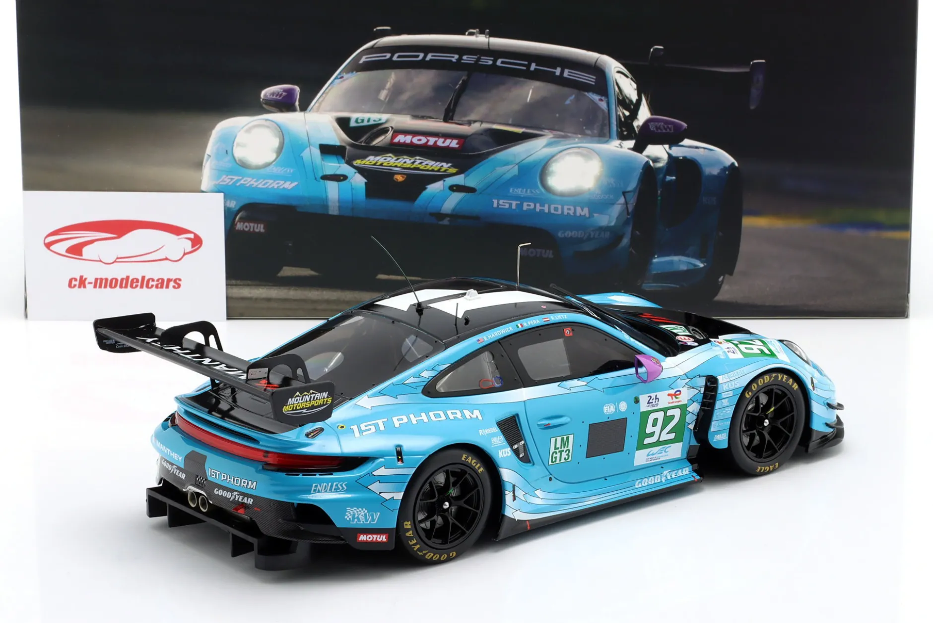 Porsche 911 GT3 R #92 Sieger LMGT3 24h LeMans 2025 Manthey 1st Phorm 1:18 Ixo