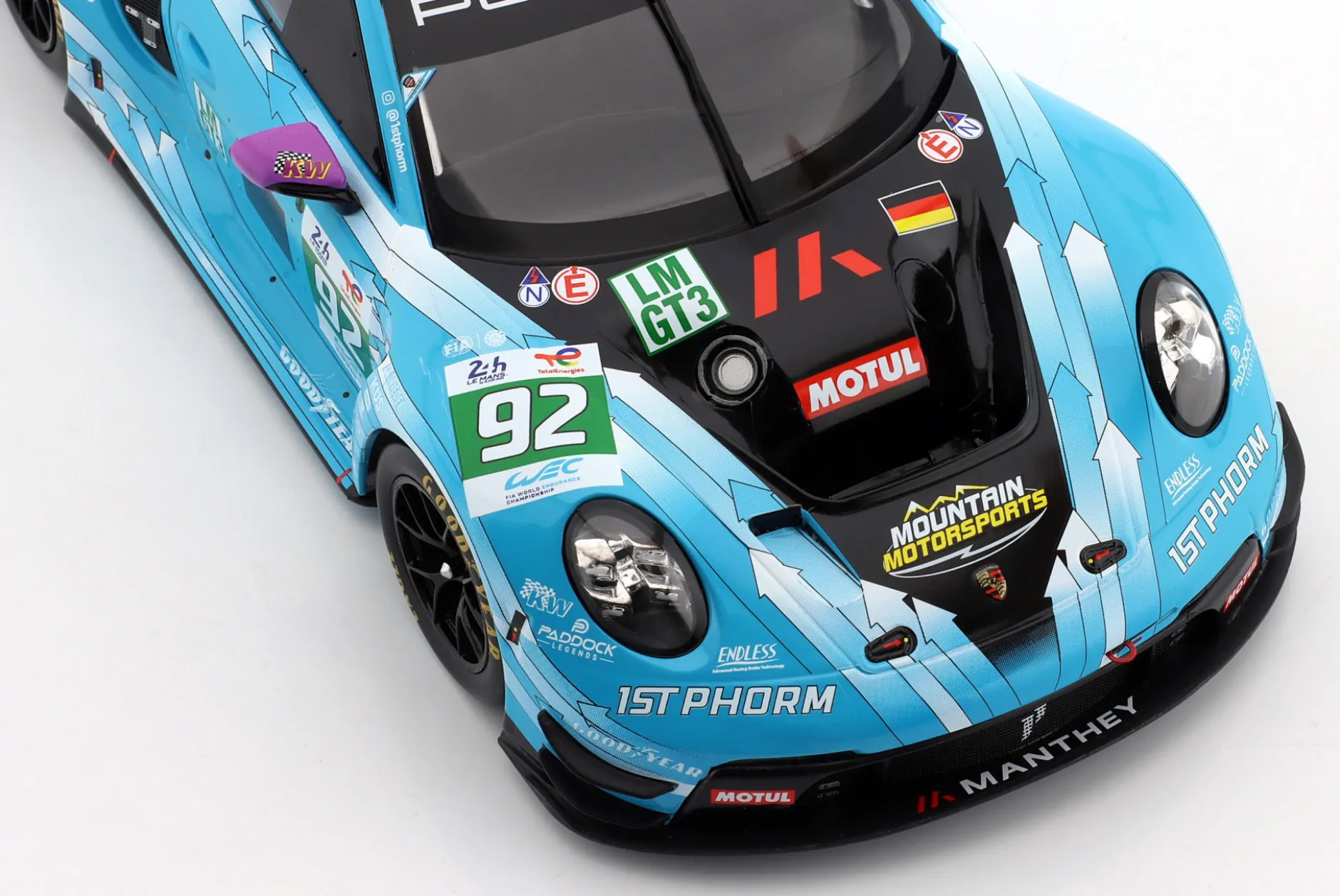 Porsche 911 GT3 R #92 Sieger LMGT3 24h LeMans 2025 Manthey 1st Phorm 1:18 Ixo