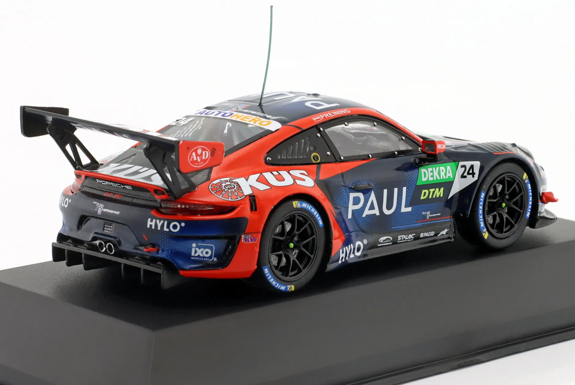Porsche 911 GT3 R #24 Sieger Norisring DTM 2022 KÜS Team75 T. Preining 1:43 Ixo