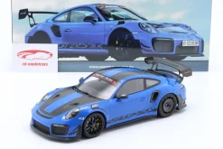Porsche 911 (991.2) GT2 RS MR Manthey Racing blau / schwarz 1:18 Minichamps