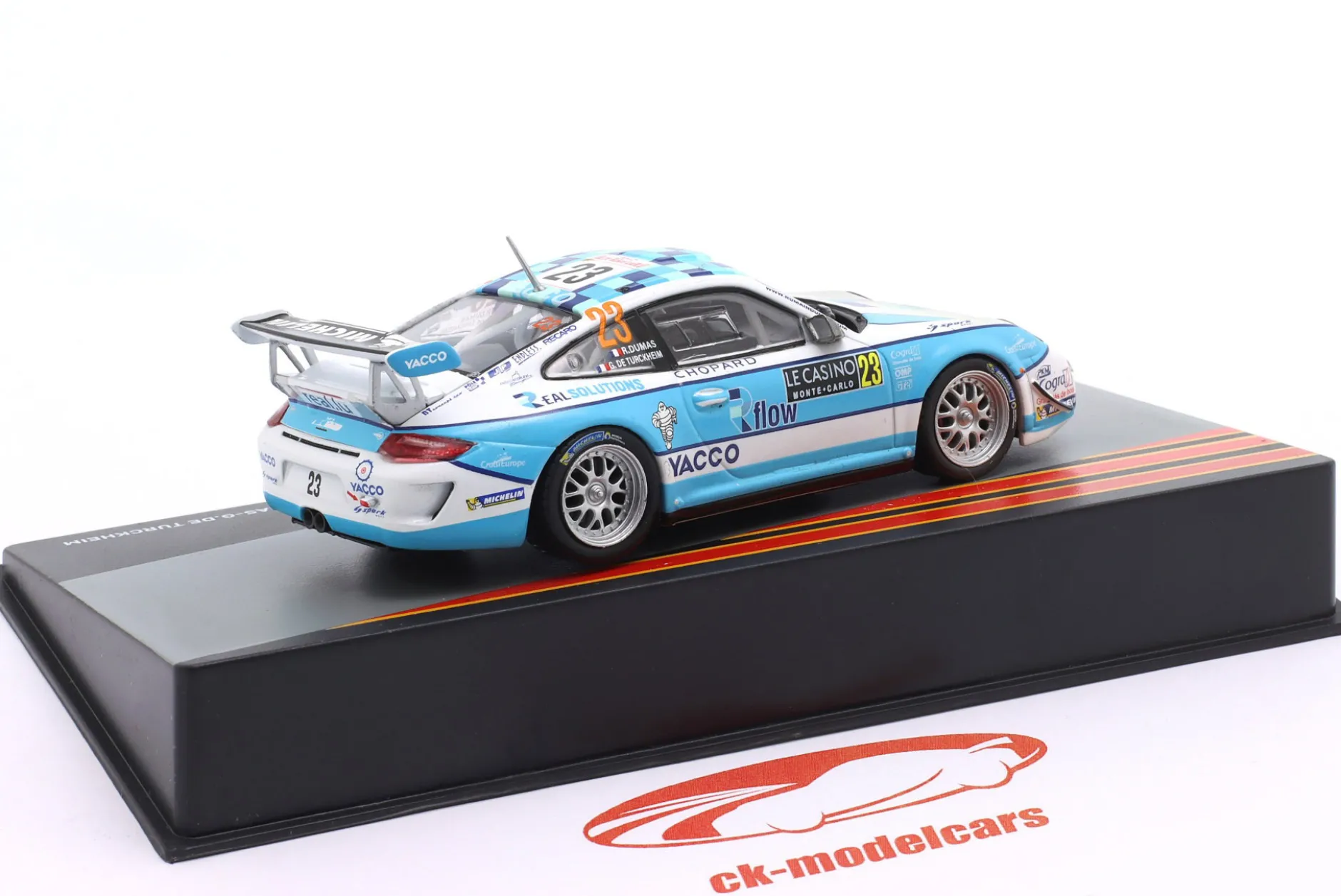 Porsche 997 GT3 RS #23 Rallye Monte Carlo 2017 Dumas, De Turckheim 1:43 Altaya