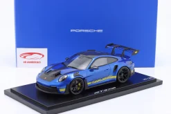 Porsche 911 (992) GT3 RS Sonderwunsch Lauerskaschmirblaumetallic 1:18 Spark