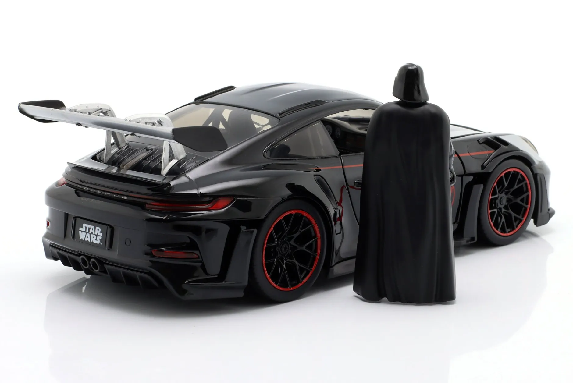 Porsche 911 (992) GT3 RS Star Wars mit Figur Darth Vader 1:24 Jada Toys