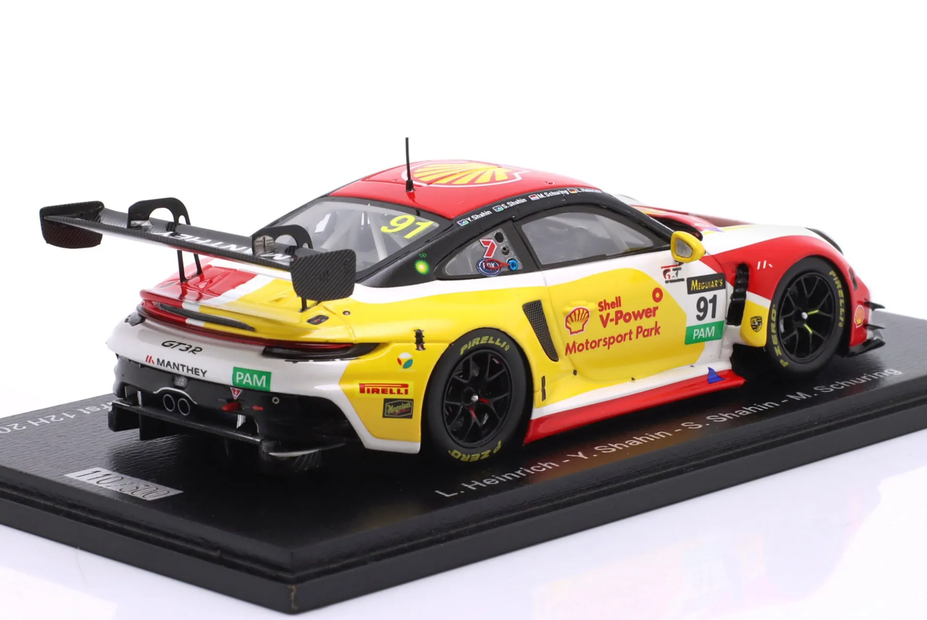 Porsche 911 GT3 R #91 10th 12h Bathurst 2025 The Bend Motorsport Park 1:43 Spark