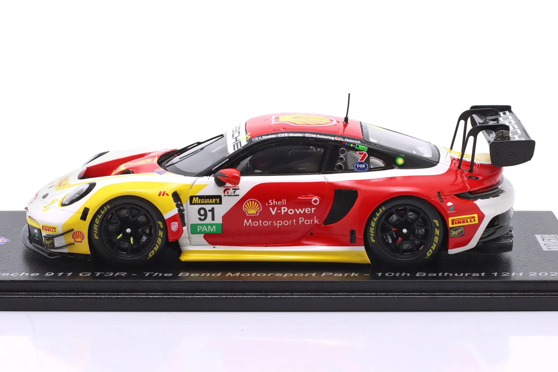 Porsche 911 GT3 R #91 10th 12h Bathurst 2025 The Bend Motorsport Park 1:43 Spark