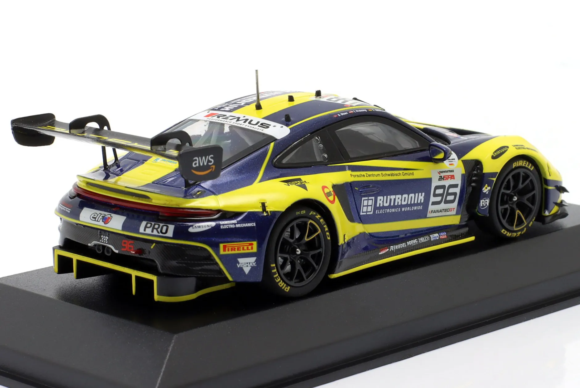 Porsche 911 GT3 R #96 5th 24h Spa 2023 Heinrich, Olsen, Preining 1:43 Minichamps