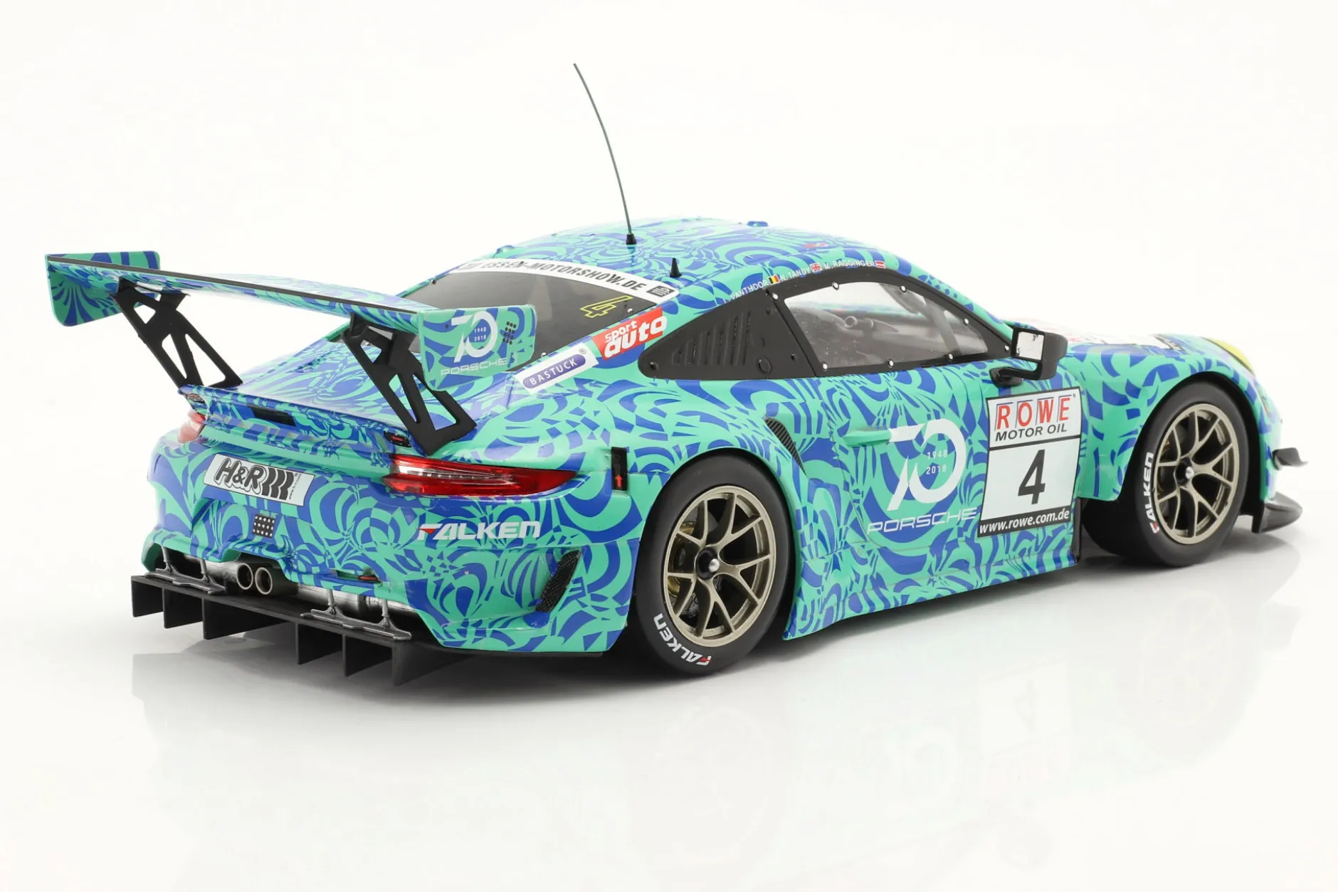 Porsche 911 GT3 R #4 VLN 7 Nürburgring 2018 Falken Motorsports 1:18 Ixo