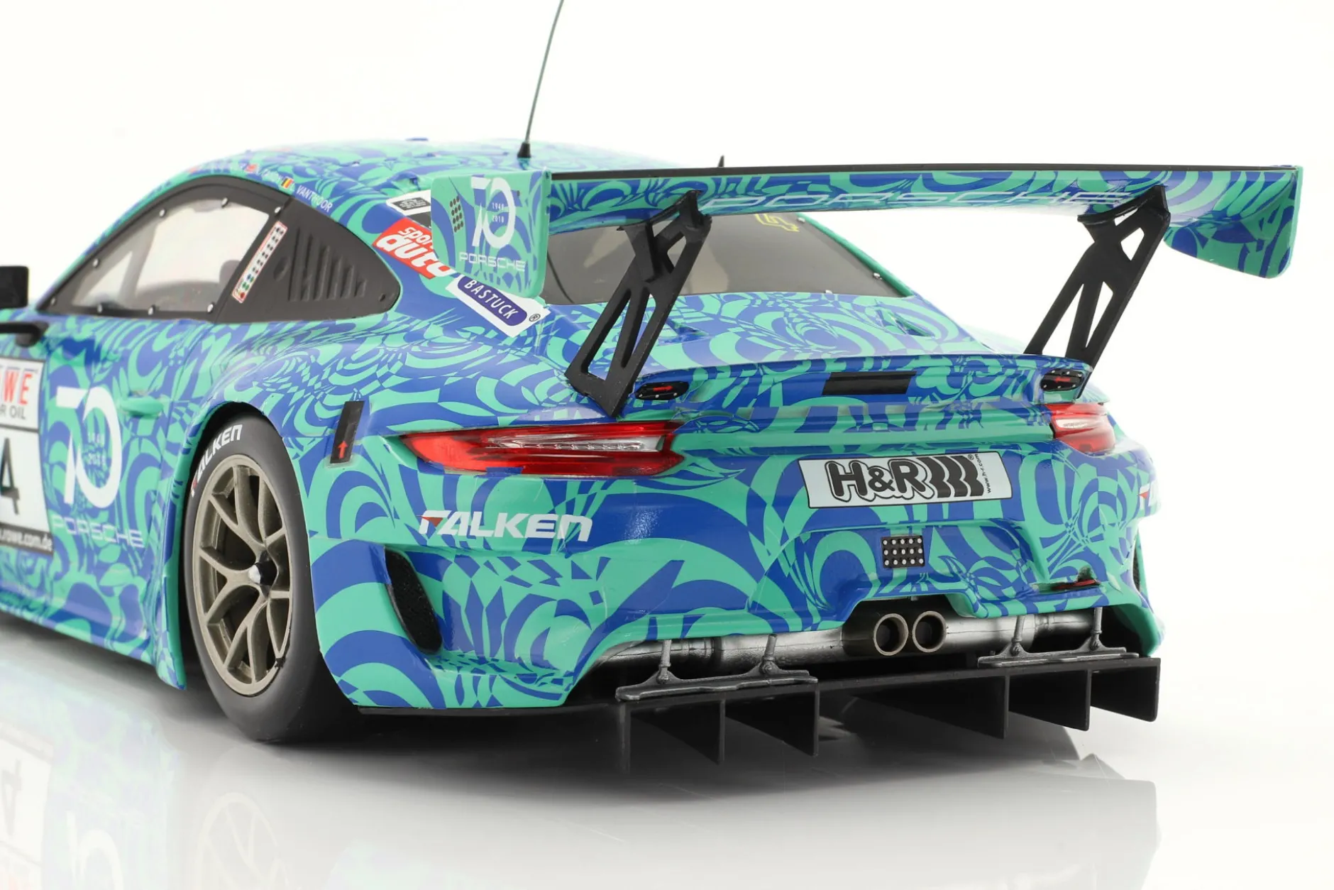 Porsche 911 GT3 R #4 VLN 7 Nürburgring 2018 Falken Motorsports 1:18 Ixo